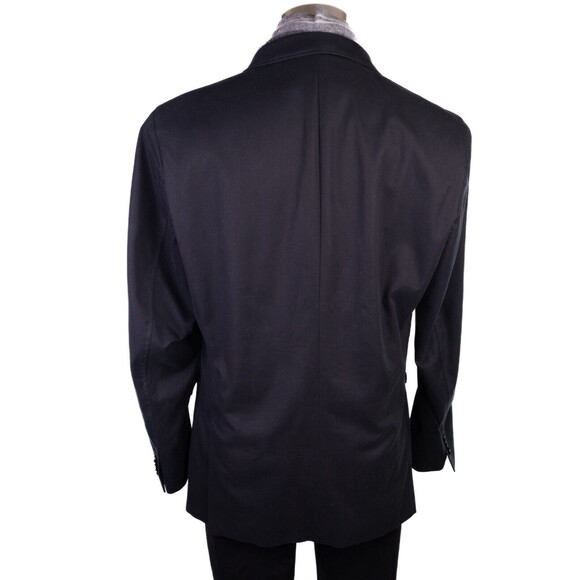 Banana Republic Blazer Sz 44R Cotton Tailored Fit Two Button Black 2 Btton Sport - Picture 10 of 16